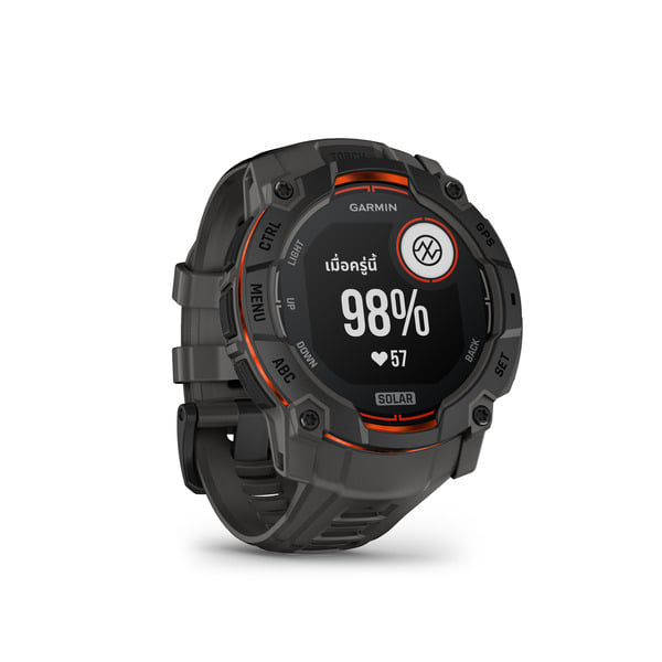 นาฬิกาสมาร์ทวอทช์ GARMIN INSTINCT 3 SERIES 50MM SOLAR BLACK_2